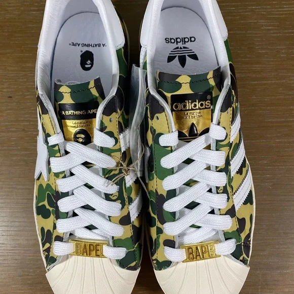 Adidas Superstar X Bape ABC Camo “Green” - Picture 4 of 11